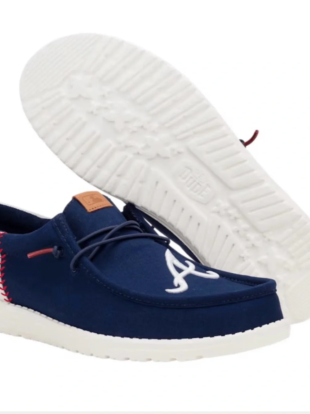 Hey Dude Size 11 Atlanta Braves Wally Funk MLB Men’s New In Box